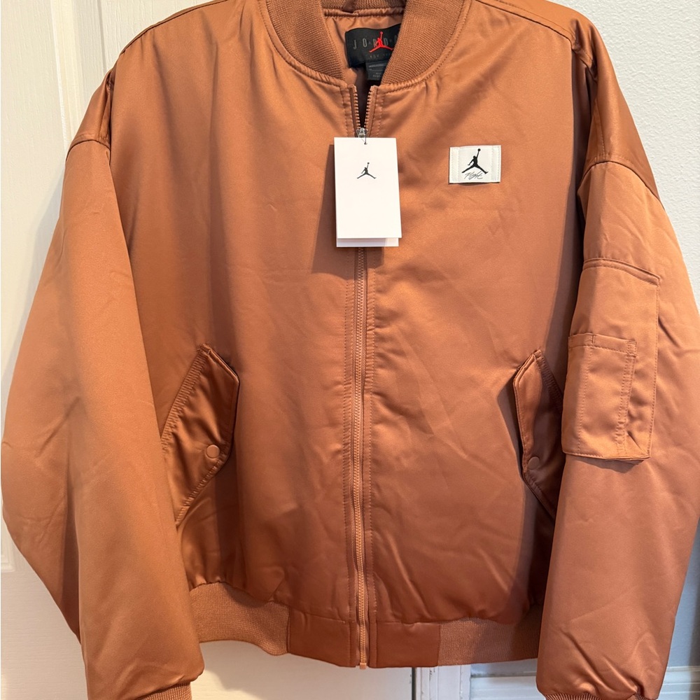 Nike Men's Tan Bomber Jacket
